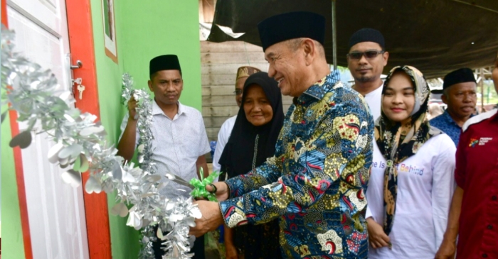 Rumah Layak Huni Baznas Pohuwato di Desa Molosipat Diresmikan Bupati Saipul