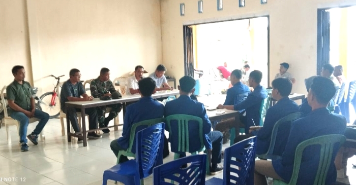 Rapat Satuan Tugas (Satgas) Kejadian Luar Biasa (KLB) Malaria Kecamatan Taluditi. (Foto : Istimewa)