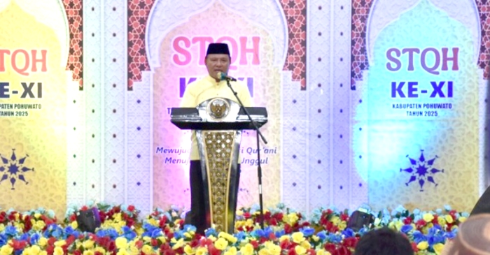 Ketua DPRD Beni Nento Resmi Buka STQH XI Tingkat Kabupaten Pohuwato tahun 2025 Ketua DPRD Beni Nento Resmi Buka STQH XI Tingkat Kabupaten Pohuwato tahun 2025