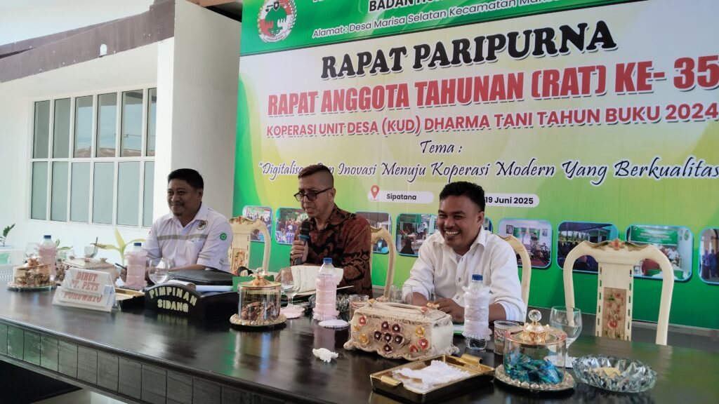 Digelar di Kantor Baru, RAT KUD Dharma Tani Tahun Buku 2024 Berlangsung Khitmad