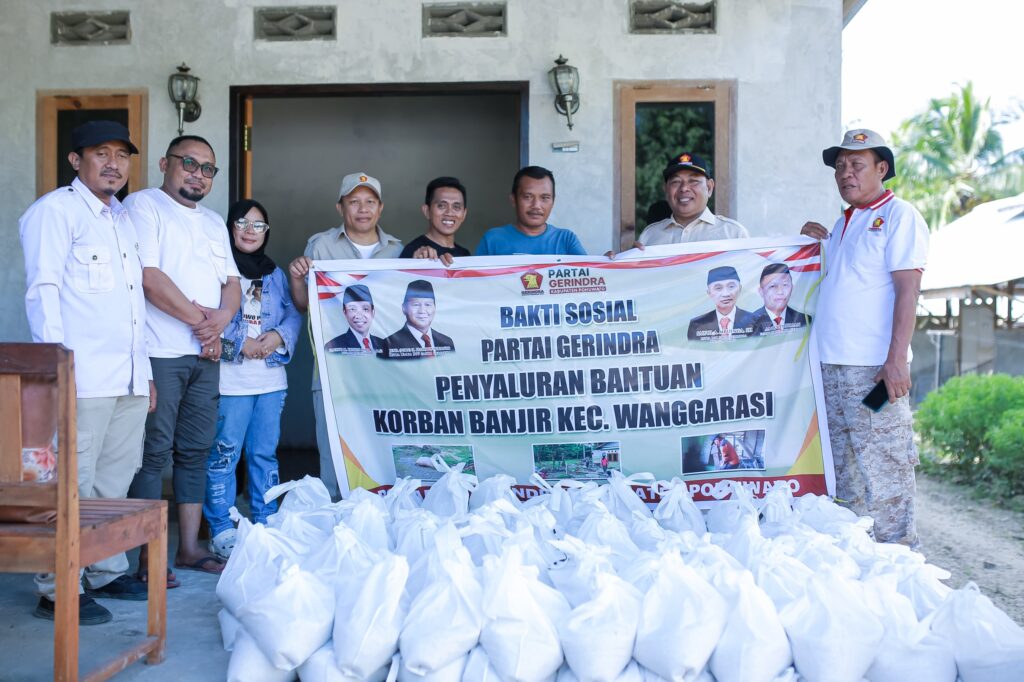 Gerindra Gelar Aksi Kemanusiaan Bantu Korban Banjir Bandang Pohuwato Gerindra Gelar Aksi Kemanusiaan Bantu Korban Banjir Bandang Pohuwato