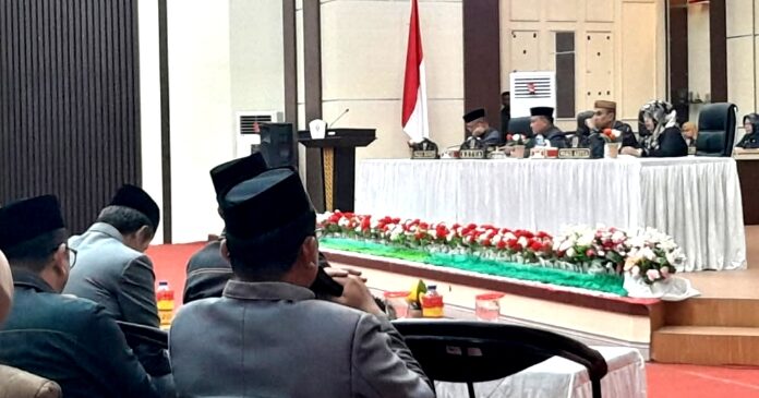 DPRD Pohuwato Gelar Rapat Paripurna Penyampaian Nota Pengantar Enam Buah Ranperda