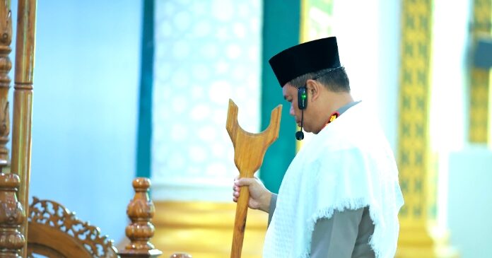 Khatib Idul Adha di Masjid Agung Baiturrahim, Ini Isi Khotbah Singkat Kapolres Busroni