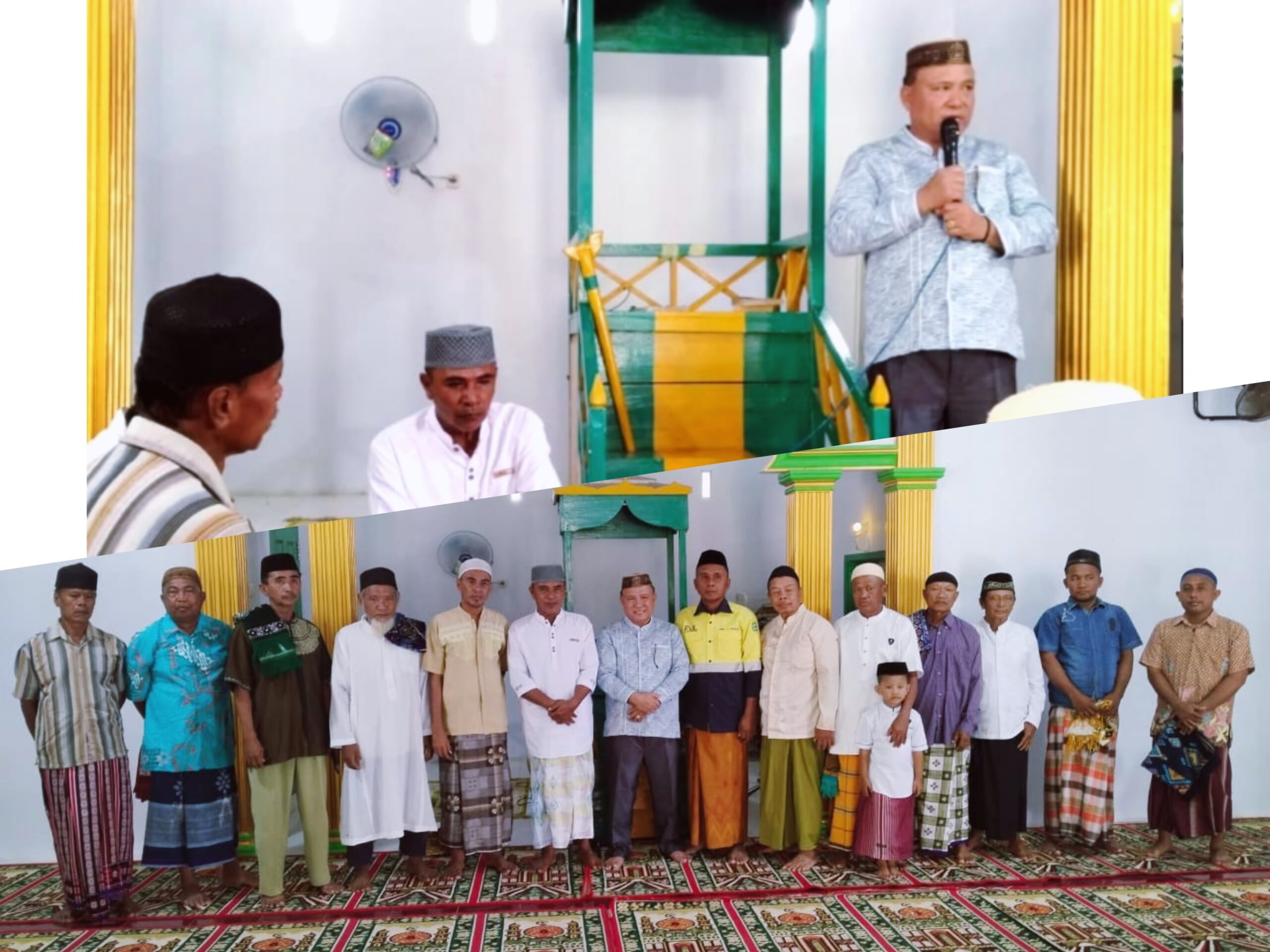 Salat Jum'at di Masjid Nurul Iman, Ketua DPRD Beni Terima Aspirasi Petani Sawah Duhiadaa Salat Jum'at di Masjid Nurul Iman, Ketua DPRD Beni Terima Aspirasi Petani Sawah Duhiadaa