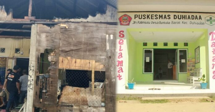 Kepala dan Staff Puskesmas Duhiadaa Tidak Diam Terhadap Kader Kesehatan yang Rumahnya Terbakar