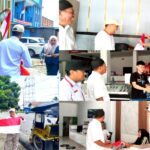 Semarak HUT RI ke-80, Gerindra Pohuwato Bagikan Bendera Merah Putih ke Pelaku UMKM
