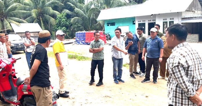 Tinjau Langsung, Ketua DPRD Pastikan Progres Pekerjaan Jembatan Desa Bulangita