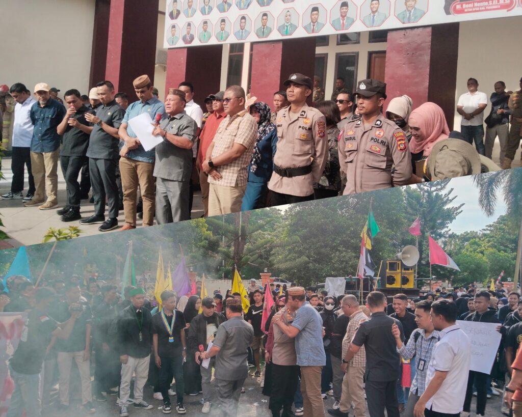 Ketua dan Anggota DPRD Pohuwato Terima Massa Aksi Unjuk Rasa Cipayung Plus Ketua dan Anggota DPRD Pohuwato Terima Massa Aksi Unjuk Rasa Cipayung Plus
