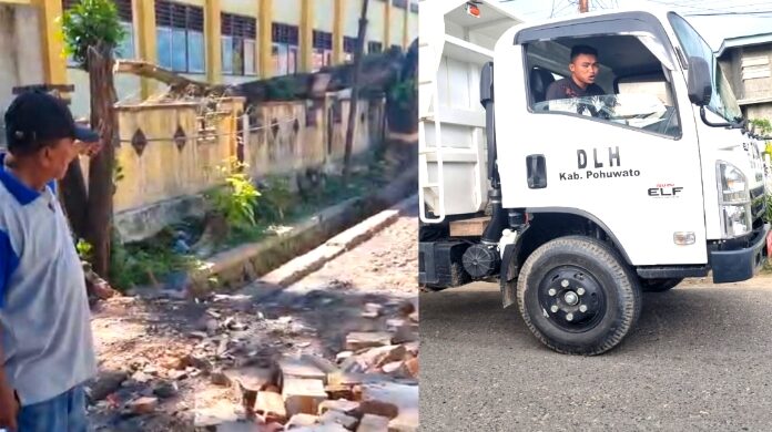 Pimpin Pembersihan Sampah Menumpuk di Kota Marisa, Kadis DLH Pohuwato Tuai Apresiasi