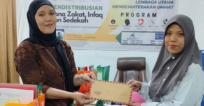 Program Unggulan, Baznas Pohuwato Beri Beasiswa Yatim Piatu Kuliah Hinga ke Luar Negeri