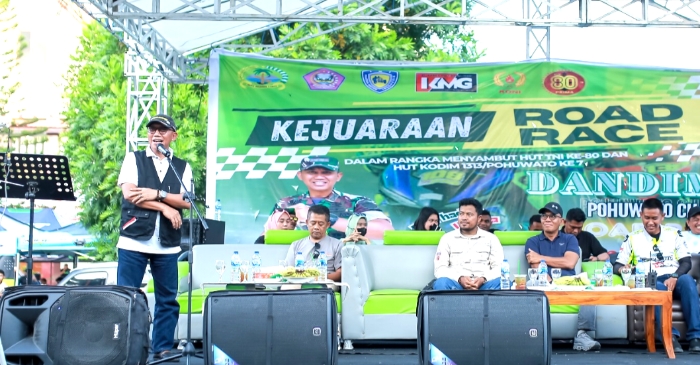 Tutup Road Race Pohuwato Championship Dandim Cup 2025, Wabup Iwan Sampaikan Apresiasi Tutup Road Race Pohuwato Championship Dandim Cup 2025, Wabup Iwan Sampaikan Apresiasi