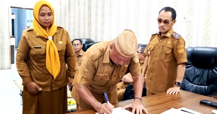 Faizal Rizal Resmi Jabat Kabid Pengembangan dan Keselamatan Dishub Pohuwato